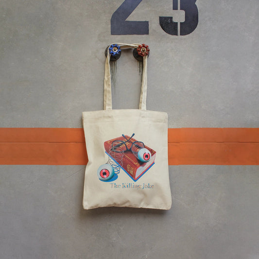 Tote Bag KILLING JOKE · Hecha a mano · Tirada numerada · Color Crudo